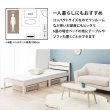 画像18: 寄り掛かりやすい傾斜デザイン簡単組立ベッド【Carlo】 (18)