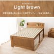 画像19: カントリー調すのこベッド【Ernest】脚長タイプ 高さ調整付き (19)