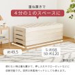 画像6: 高さを変えられる分割式桐すのこベッド。重ね置き対応。 (6)