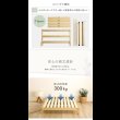 画像6: 天然木パイン材仕様簡単組み立てヘッドレスベッド【Cleto】ショートセミシングル限定 (6)