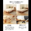 画像9: 棚コンセント付きオイル仕上げシンプルデザインすのこベッド【Elias】 高さ調整対応 (9)