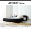 画像10: 棚コンセント付きオイル仕上げシンプルデザインすのこベッド【Elias】 高さ調整対応 (10)