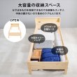 画像11: 組立簡単！頑丈ボルトレスベッド 可愛い棚付き 【Mirka】高さ調整付き (11)
