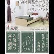 画像2: 布団対応！日本製高さ調整付きヘッドレスベッド【Alma】 (2)