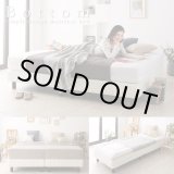 画像: ホテル式ダブルクッション仕様脚付きマットレスボトムベッド