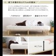 画像12: 快適＆頑丈すのこ！脚付きロールマットレスベッド ボンネルコイル (12)