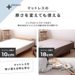 画像12: シンプルヘッドボード付き北欧デザインベッド【Spielen】シュピーレン (12)