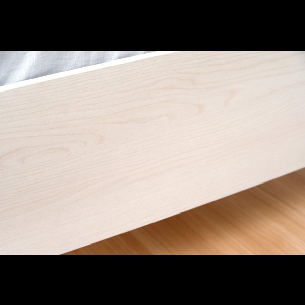 画像22: 曲線デザイン高強度すのこベッド【Fennel】ストーン調／木目調 3段階高さ調節 (22)