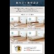 画像33: 曲線デザイン高強度すのこベッド【Fennel】ストーン調／木目調 3段階高さ調節 (33)