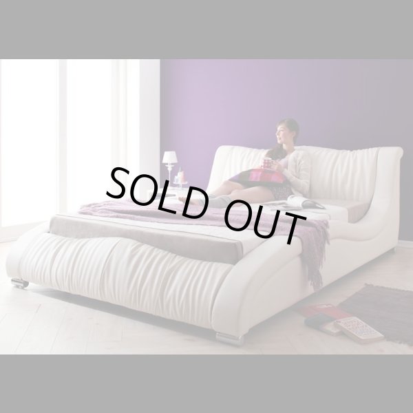 画像7: 高級レザー仕様デザイナーズベッド【Fortuna】フォルトゥナ　５年保証付き (7)