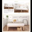 画像9: 天然木桐材仕様すのこベッド【Aeration】エアレーション (9)