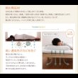 画像11: 天然木桐材仕様すのこベッド【Aeration】エアレーション (11)