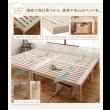 画像21: 天然木桐材仕様すのこベッド【Aeration】エアレーション (21)