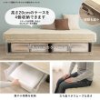 画像13: ピロートップ付きホテルスタイル脚付きマットレスベッド【Phyllis】 (13)