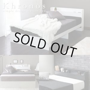 画像: 格安すっきりデザイン床下スペース付きベッド【Khronos】クロノス