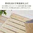 画像5: 無塗装天然木パイン材仕様すのこベッド【Harri】高さ調整対応 (5)
