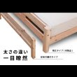画像8: 耐荷重500kg！高さも変えられる！国内産ひのき仕様頑丈すのこベッド (8)