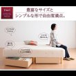 画像6: 国産ポケットコイルマットレスベッド【Waza】 (6)