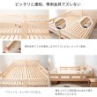 画像9: 日本製無塗装ひのきすのこ二段ベッド・キングベッド・分割対応 (9)