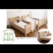 画像10: 連結ベッド・シングルベッドにもなる棚付き二段ベッド【Brent】ブレント 限定商品 (10)