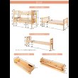画像19: 二段ベッド 【Kinion】キニオン ダブルサイズ対応 (19)
