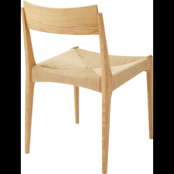 画像6: 天然木とペーパーコードの組み合わせがおしゃれなダイニングチェア【Reynold】2脚セット (6)