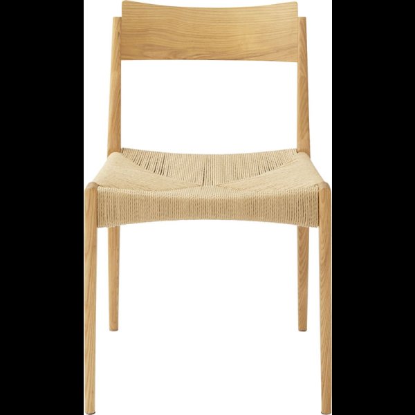 画像8: 天然木とペーパーコードの組み合わせがおしゃれなダイニングチェア【Reynold】2脚セット (8)