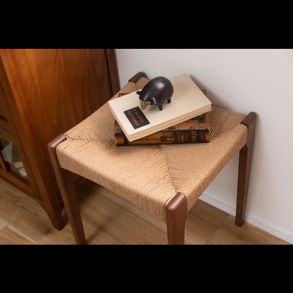 画像11: 天然木＆ペーパーコードおしゃれなダイニングスツール【Rupert】 (11)