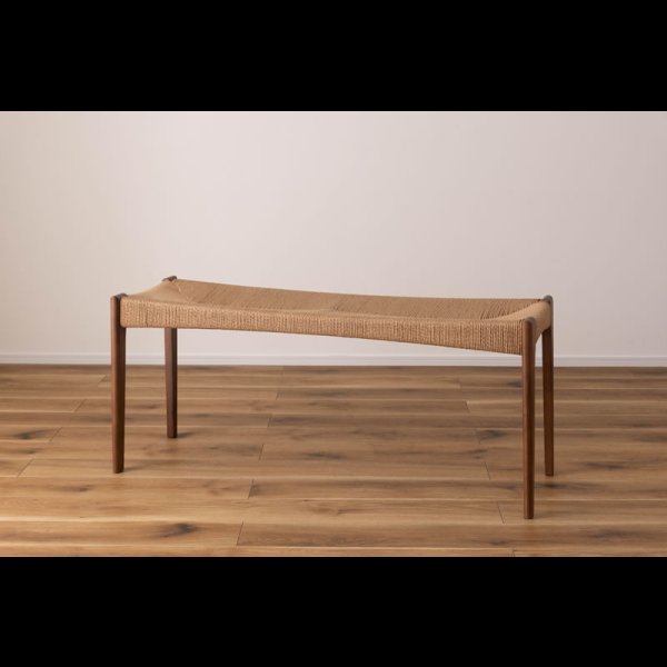 画像14: 天然木＆ペーパーコードおしゃれなダイニングベンチ【Roderick】 (14)