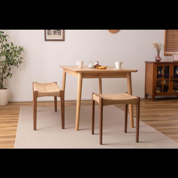 画像20: 天然木＆ペーパーコードおしゃれなダイニングベンチ【Roderick】 (20)