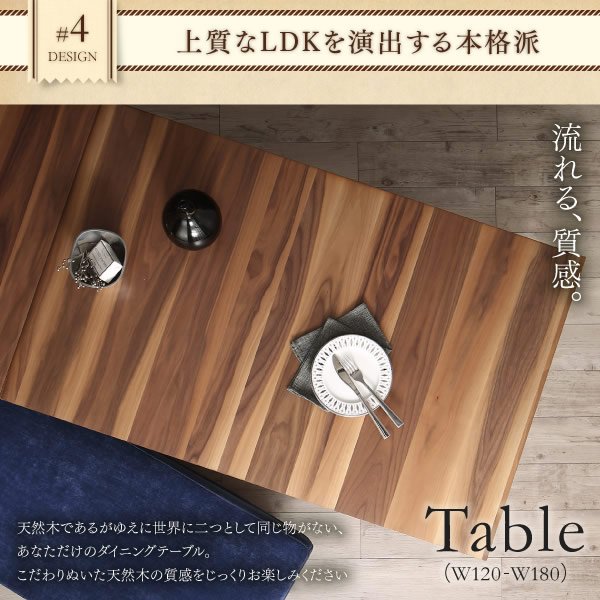 画像13: カバーリング仕様ポケットコイル入りソファ＆高さ調整付きダイニングテーブルセット【Jesse】 (13)