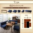 画像16: カバーリング仕様ポケットコイル入りソファ＆高さ調整付きダイニングテーブルセット【Jesse】 (16)