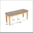 画像15: 超特価！天然木突板仕様ダイニングテーブル・チェア2脚・ベンチ 4点セット (15)