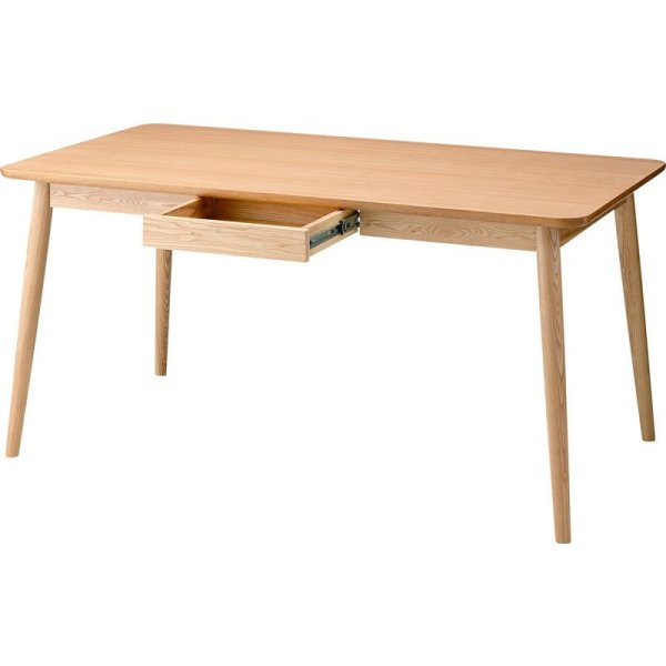 画像8: 小物引き出し収納付きシンプルダイニングテーブル幅150【Bruno】 (8)