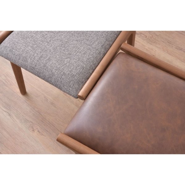 画像11: 北欧デザインダイニングチェア2脚セット【Bruno】 テーブルに引っ掛けられます (11)