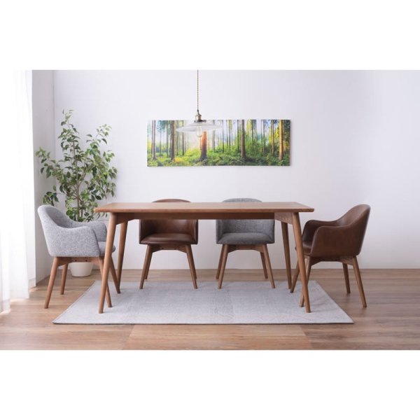 画像14: 北欧デザインおしゃれ肘付きダイニングチェア【Ashton】 完成品 (14)