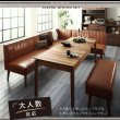 画像21: お部屋が広く使える伸縮テーブル採用リビングソファダイニングセット【Felix】 (21)
