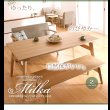 画像6: 天然木北欧スタイル ソファダイニングセット 【Milka】ミルカ (6)