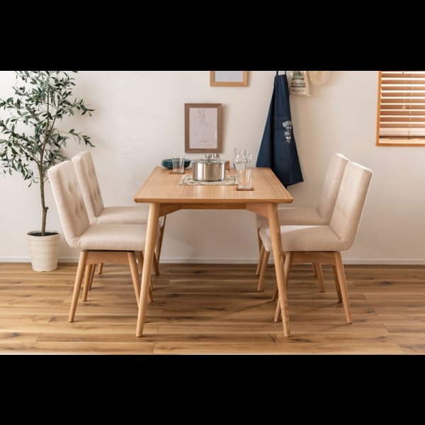 画像18: シンプルデザイン回転式ファブリックダイニングチェア【Ashton-RN】 (18)