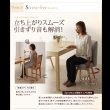 画像10: 回転チェア&ベンチ付きスライド伸縮ダイニングテーブルセット【Spielen】シュピーレン (10)