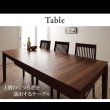 画像8: 天然木ウォールナットデザインダイニング【Silta】シルタ (8)