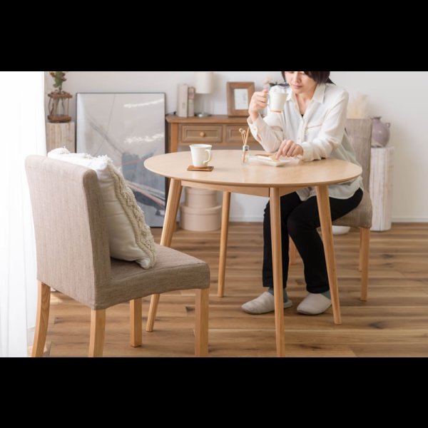 画像18: コンパクトラウンドテーブルダイニングセット【Brigitta】 (18)