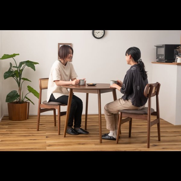 画像22: コンパクトラウンドテーブルダイニングセット【Brigitta】 (22)