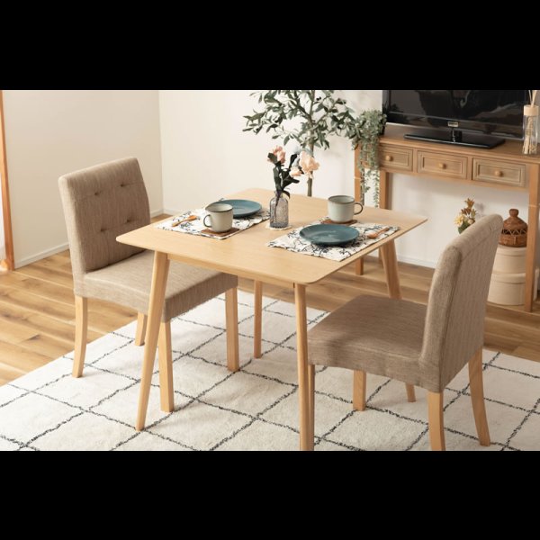 画像11: コンパクトスクエアテーブルダイニングセット【Daniela】 (11)