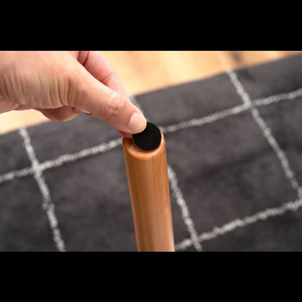 画像20: 壁付けも出来る！ミニマルデザインダイニングテーブル【Adela】 (20)