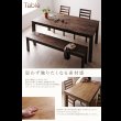 画像3: ウォールナット／オーク：総無垢材ダイニングセット【Tefnut】テフヌト (3)
