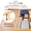 画像9: カントリー調デザイン布団も使える頑丈収納ベッド【Denise】 (9)
