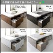 画像3: 敷布団も使える市販衣装ケース対応チェストベッド【Clark】ハイタイプ (3)