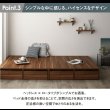 画像9: 敷布団も使える市販衣装ケース対応収納ベッド【Clark】ロータイプ (9)
