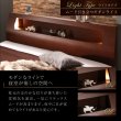 画像10: 高級ホテルライクな大型BOX収納ベッド【Senecio】セネシオ　ウォルナット材仕様 (10)
